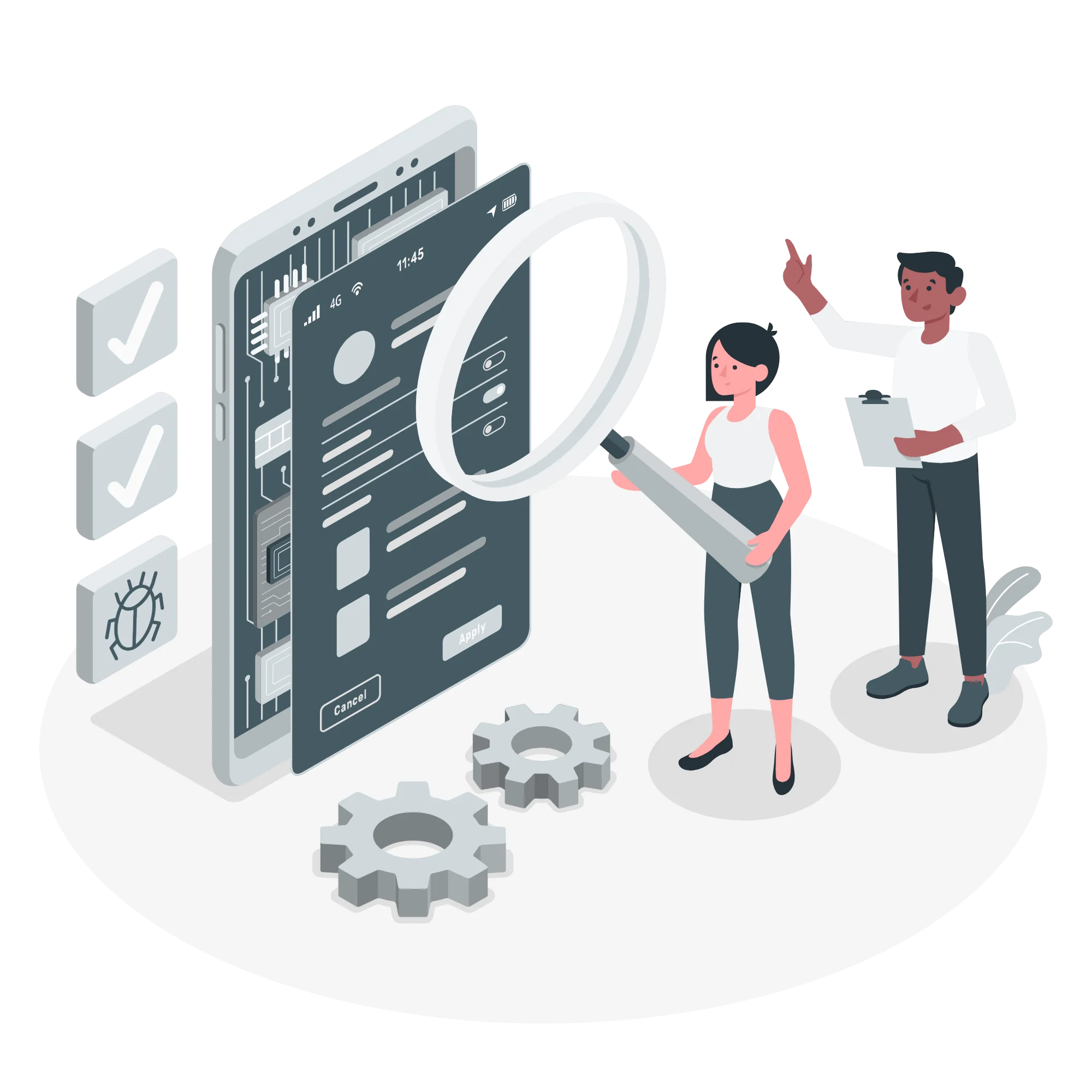 Ouioweb app development process