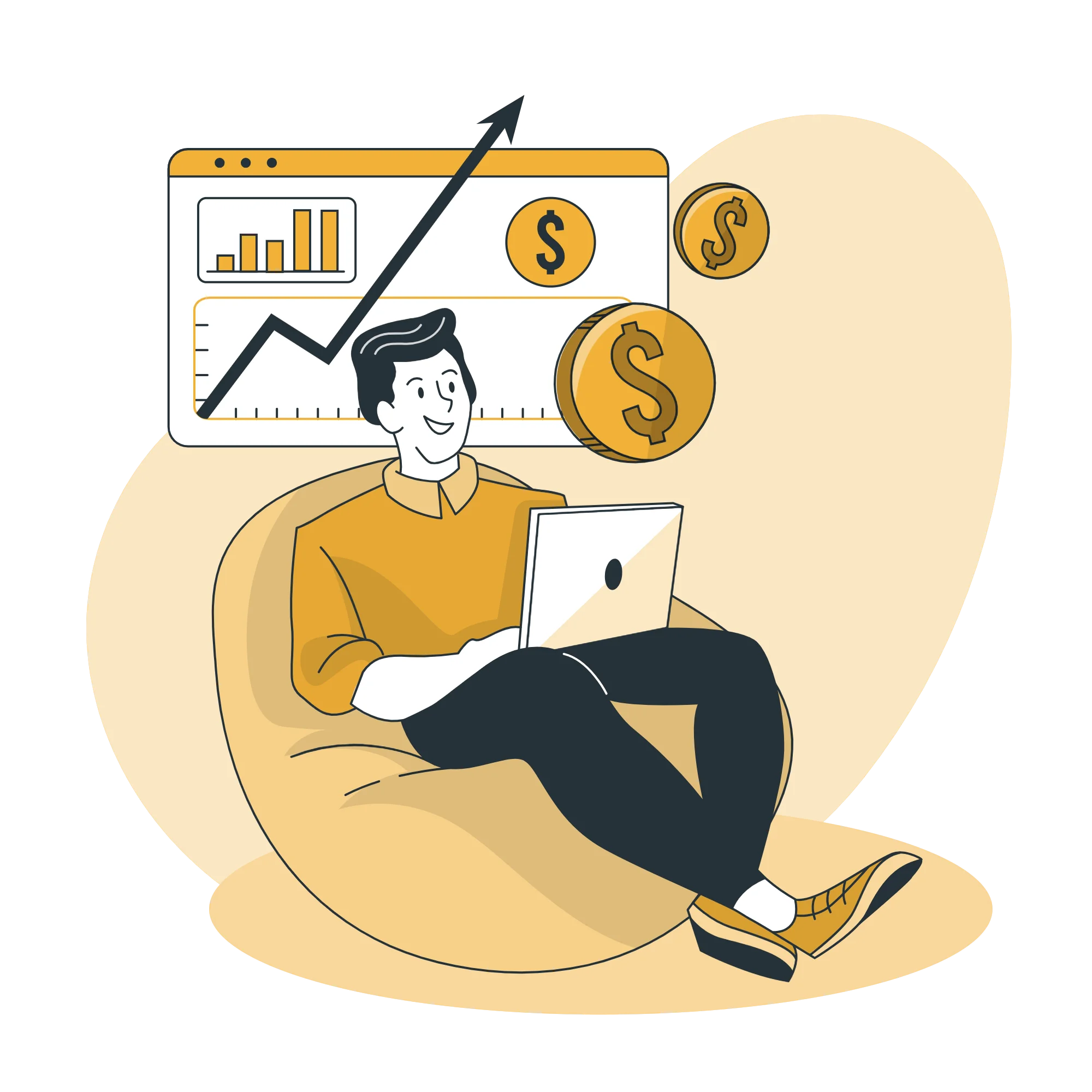 Ilustración hosting revendedor Ouioweb